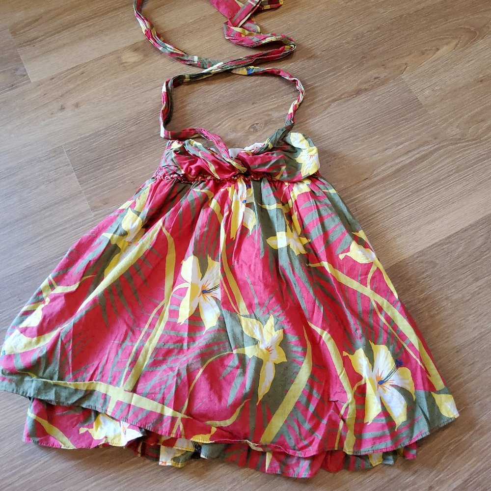 Hollister tropical halter top